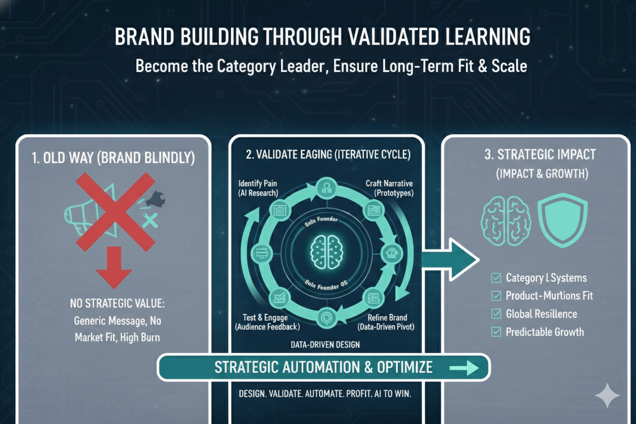 Brand Building through Validated Learning
